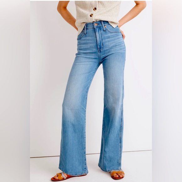 Madewell High Rise Sz 30 Flare Jeans EUC - Picture 2 of 14
